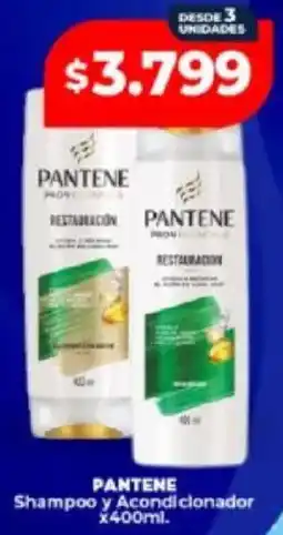 Supermayorista Vital Pantene shampoo y acondicionador oferta