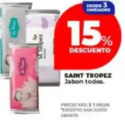 Supermayorista Vital Saint tropez jabon todos oferta
