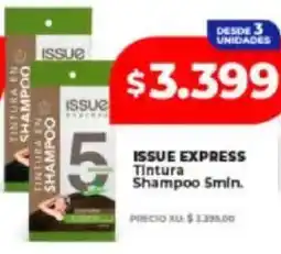 Supermayorista Vital Issue express tintura shampoo oferta