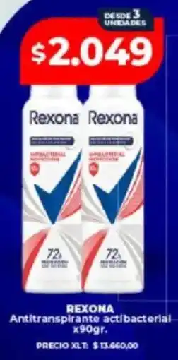 Supermayorista Vital Rexona antitranspirante actibacterial oferta