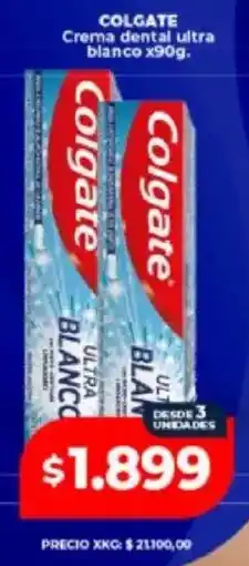 Supermayorista Vital Colgate crema dental ultra blanco oferta