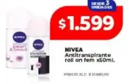 Supermayorista Vital Nivea antitranspirante roll on fem oferta