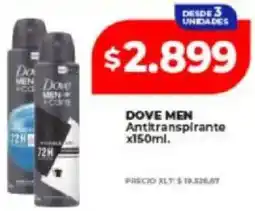 Supermayorista Vital Dove men antitranspirante oferta