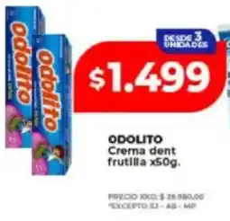 Supermayorista Vital Odolito crema dent frutilla oferta