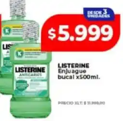 Supermayorista Vital Listerine enjuague bucal oferta