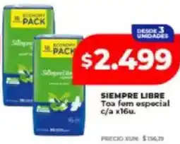 Supermayorista Vital Siempre libre toa fem especial oferta