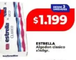 Supermayorista Vital Estrella algodon clasico oferta