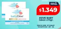 Supermayorista Vital Dove baby jabon oferta