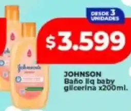 Supermayorista Vital Johnson baño liq baby glicerina oferta