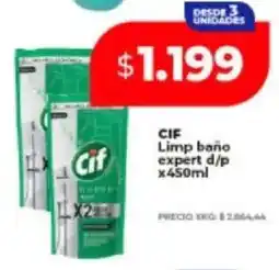 Supermayorista Vital Cif limp baño expert oferta