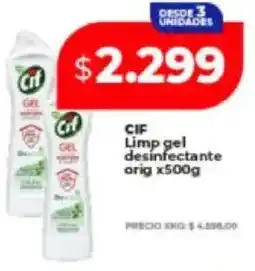 Supermayorista Vital Cif limp gel desinfectante orig oferta