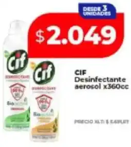 Supermayorista Vital Cif desinfectante aerosol oferta