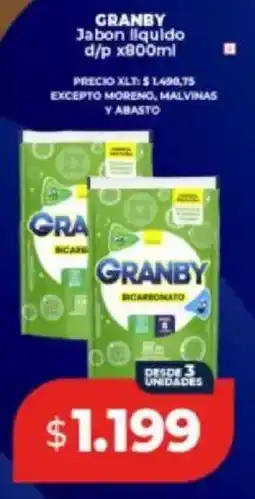 Supermayorista Vital Granby jabon liquido d/p oferta