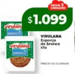 Supermayorista Vital Virulana esponja de bronce oferta