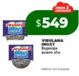Supermayorista Vital Virulana inoxy esponja acero oferta