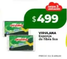 Supermayorista Vital Virulana esponja de fibra lisa oferta