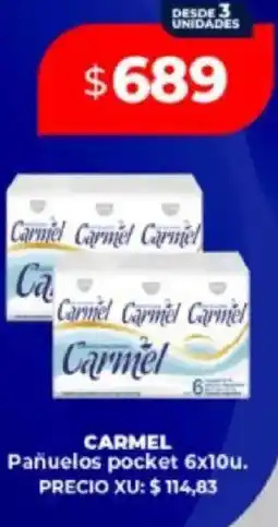 Supermayorista Vital Carmel pañuelos pocket oferta
