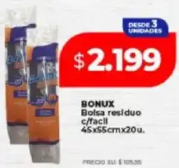 Supermayorista Vital Bonux bolsa residuo c/facil oferta