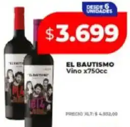 Supermayorista Vital El bautismo vino oferta
