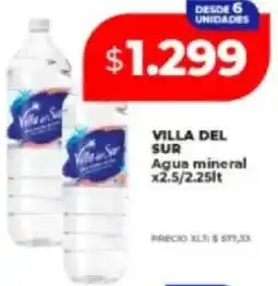 Supermayorista Vital Villa del sur agua mineral oferta