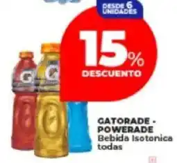 Supermayorista Vital Gatorade powerade bebida isotonica todas oferta