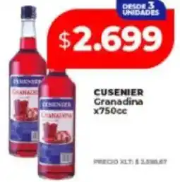 Supermayorista Vital Cusenier granadina oferta