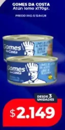 Supermayorista Vital Gomes da costa atún lomo oferta