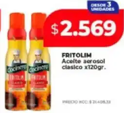 Supermayorista Vital Fritolim acelte aerosol clasico oferta