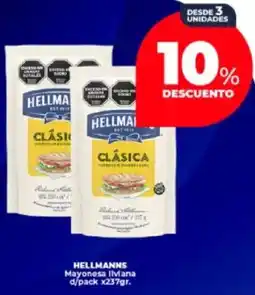 Supermayorista Vital Hellmann's mayonesa liviana oferta