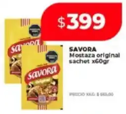 Supermayorista Vital Savora mostaza original sachet oferta
