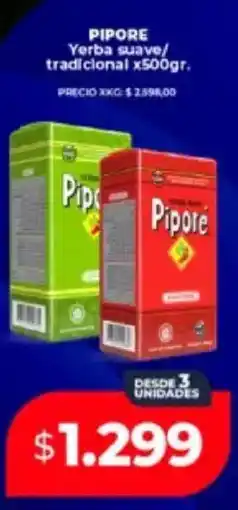 Supermayorista Vital Pipore yerba suave/ tradicional oferta