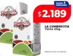 Supermayorista Vital La cumbrecita yerba oferta
