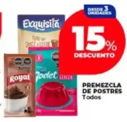 Supermayorista Vital Premezcla de postres todos oferta