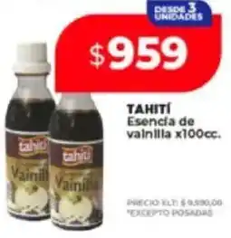 Supermayorista Vital Tahiti esencia de vainilla oferta