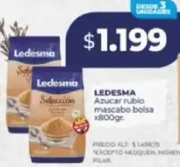 Supermayorista Vital Ledesma azucar rubio mascabo bolsa oferta