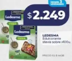 Supermayorista Vital Ledesma edulcorante stevia sobre oferta