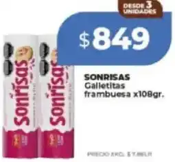 Supermayorista Vital Sonrisas galletitas frambuesa oferta