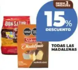Supermayorista Vital Todas las madalenas oferta