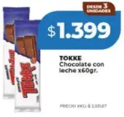 Supermayorista Vital Tokke chocolate con leche oferta