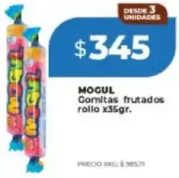 Supermayorista Vital Mogul gomitas frutados rollo oferta