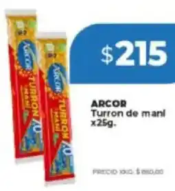 Supermayorista Vital Arcor turron de manl oferta