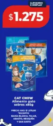 Supermayorista Vital Purina cat chow alimento gato sobres oferta