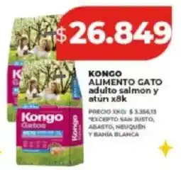 Supermayorista Vital Kongo alimento gato adulto salmon y atún oferta