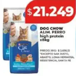 Supermayorista Vital Purina dog chow alim. perro high protein oferta