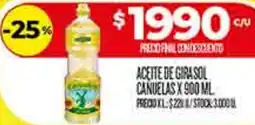 Supermercados DIA Girasol canuelas aceite oferta