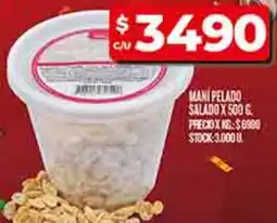 Supermercados DIA Maní pelado salado oferta