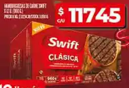 Supermercados DIA Swift clásica hamburguesa oferta