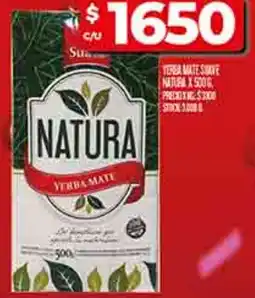 Supermercados DIA Natura yerba mate oferta