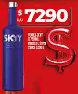 Supermercados DIA Skyy vodka oferta
