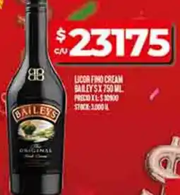 Supermercados DIA Bailey's licor fino cream oferta
